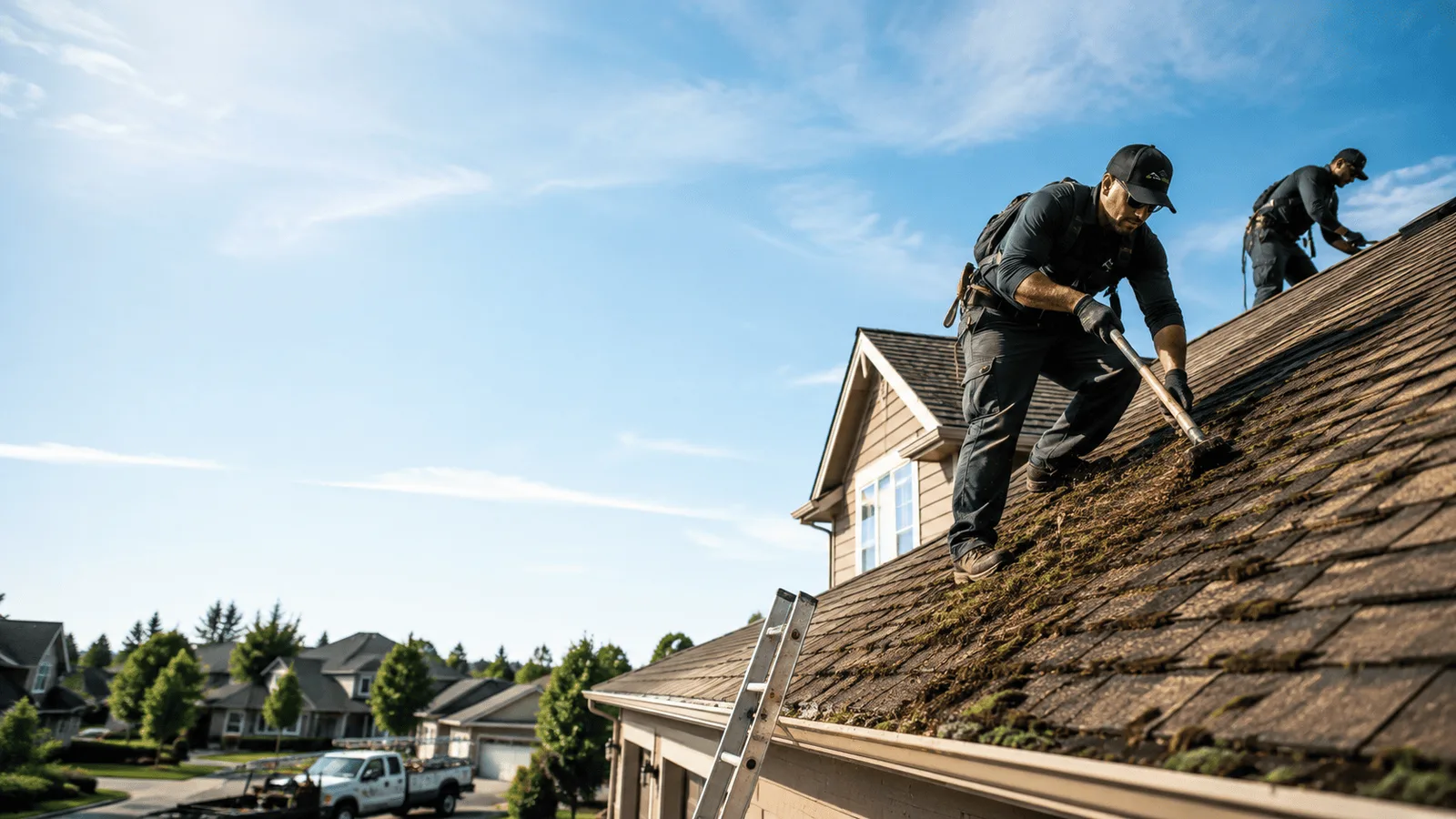 Roof Moss Removal in Slinger, WI near me